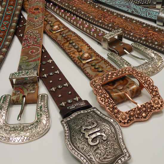 Ladies Western Belts