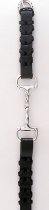 Loriece Twisted Dee Bit Leather Bracelet