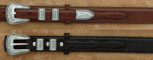 Nocona Men's Western Leather Ranger Belt