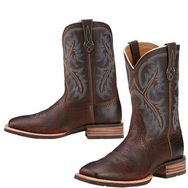 Ariat Men's Quickdraw Western Boot Oiled Brown