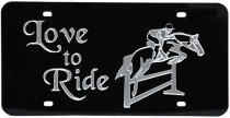 License Plate - Love to Ride