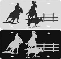 License Plate - Team Penning
