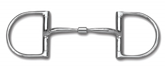 Myler Comfort Dee Snaffle Bit without Hooks