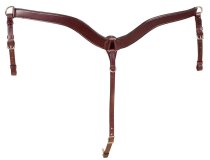 Tory Leather Contoured Western Breast Strap