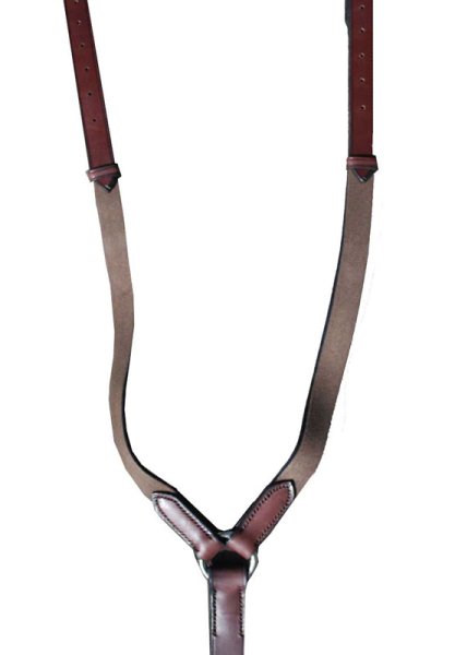 KL Select Adjustable Elastic English Breastplate