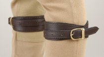 Jodhpur Garter Straps in Brown