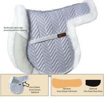 Fleeceworks Field Hunter Partial-Trim Sheepskin Saddle Pad
