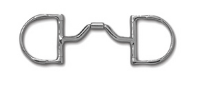 Myler Dee Bit Snaffle with Hooks