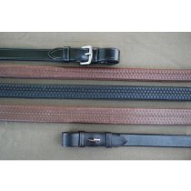 KL Select Pimple Rubber Reins 1/2 Inch BROWN