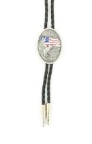 M&F Western Eagle with USA Flag Bolo Tie