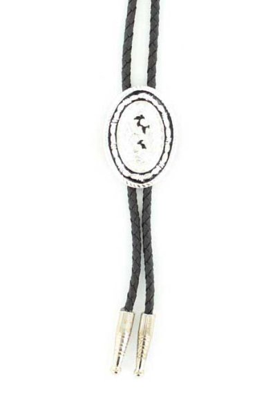 M&F Western Oval with Rope Bolo Tie