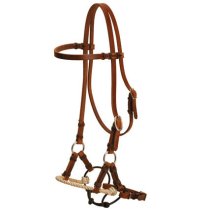 Tory Leather Side Pull Headstall and Bit
