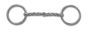 Myler Loose Ring Twisted Snaffle Bit