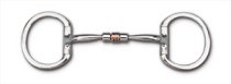 Myler Eggbutt Bit with Copper Roller