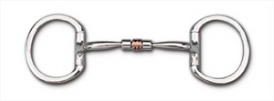 Myler Eggbutt Bit with Copper Roller