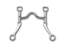 Myler Bit Flat Shank with Sweet Iron Low Port