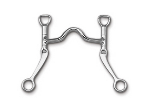 Myler Bit Flat Shank with Sweet Iron Low Port
