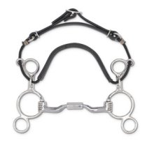 Myler 2-Ring Combination Bit with Sweet Iron Snaffle