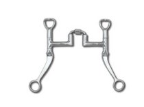 Myler Correctional High Ported Barrel Shank Bit