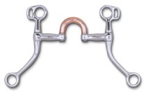 Myler Swept Back Shank with Curb Ring Bit