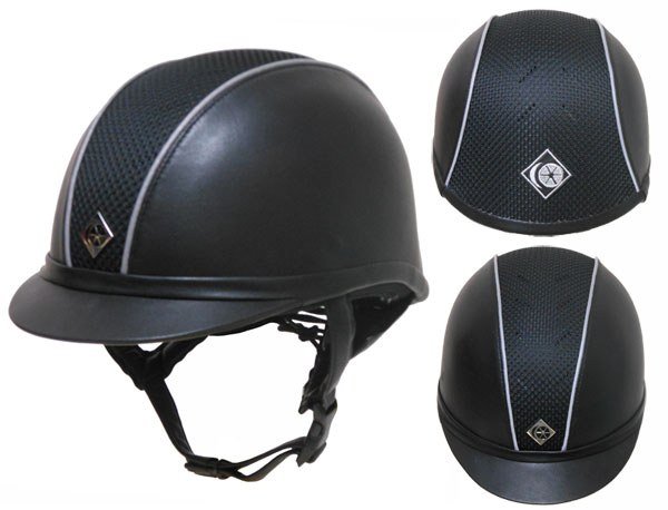 Custom Charles Owen AYR8 Helmet Leather Look