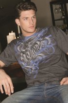 Southern Thread Men's Tattoo Art Short Sleeve Tee M