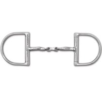 Myler English Dee Bit with Stainless Steel French Link