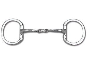 Myler Eggbutt Stainless Steel French Link Snaffle Bit