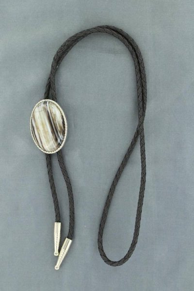 M&F Western Sardonyx Stone Bolo Tie