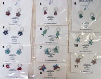 Spur Charms with Crystal