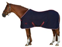 WeatherBeeta Cotton Show Sheet in Navy/Red/White 72