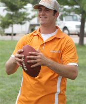 Cinch Men's Tech Polo in Orange XS
