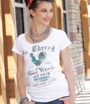 Southern Thread Bike Week Rooster Tee