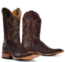 Cinch Brown Caiman Boots for Women 9, 9.5