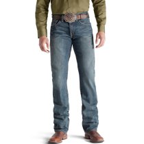 Ariat Men's M5 Arrowhead Deadrun Boot Cut Jeans in Indigo