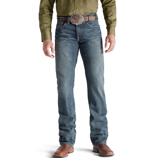 Ariat Men's M5 Arrowhead Deadrun Boot Cut Jeans in Indigo