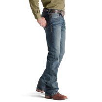 Ariat Men's M5 Arrowhead Deadrun Boot Cut Jeans in Indigo