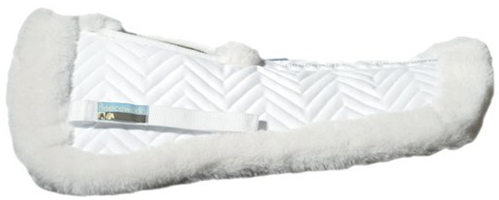Fleeceworks Wool Classic Wither Relief Half Pad