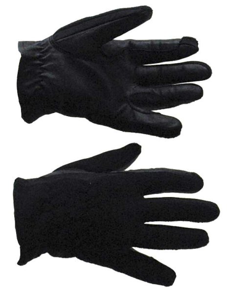 Grand Prix Fleece and Leather Gloves