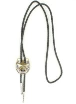 M&F Western Horseshoe and Star Bolo Tie