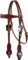 Reinsman Browband Headstall with Star Conchos