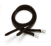 Amerigo English Stirrup Leathers in Brown