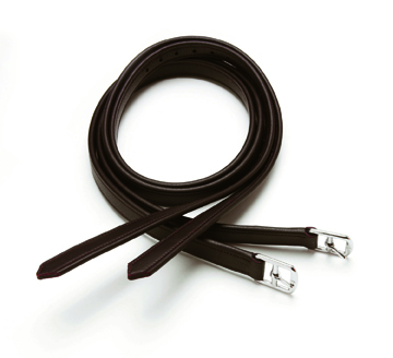 Amerigo English Stirrup Leathers in Brown