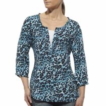 Ariat Women's Susie Top in Turquoise Animal Print