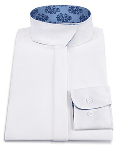 RJ Classics Ladies Blue Floral Show Shirt