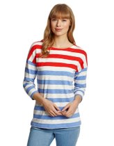 Joules Ladies' Anwen Long Sleeve Shirt in Powder Blue S