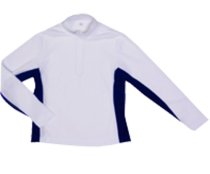 Equi-Dri Ladies Aero Long Sleeve w/Navy