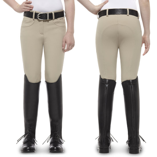Ariat Girl's Olympia Front Zip Breech 16