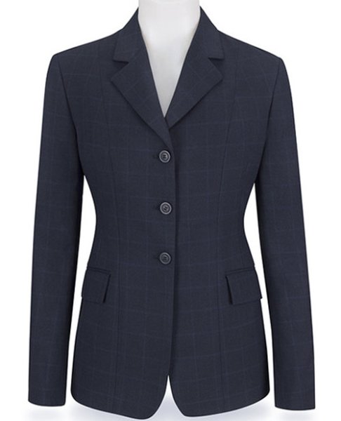 RJ Classics Girl's Essential Collection Jacket-Navy Plaid 20R