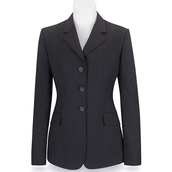 RJ Classics Black Plaid Diamond Women's Show Jacket 00R